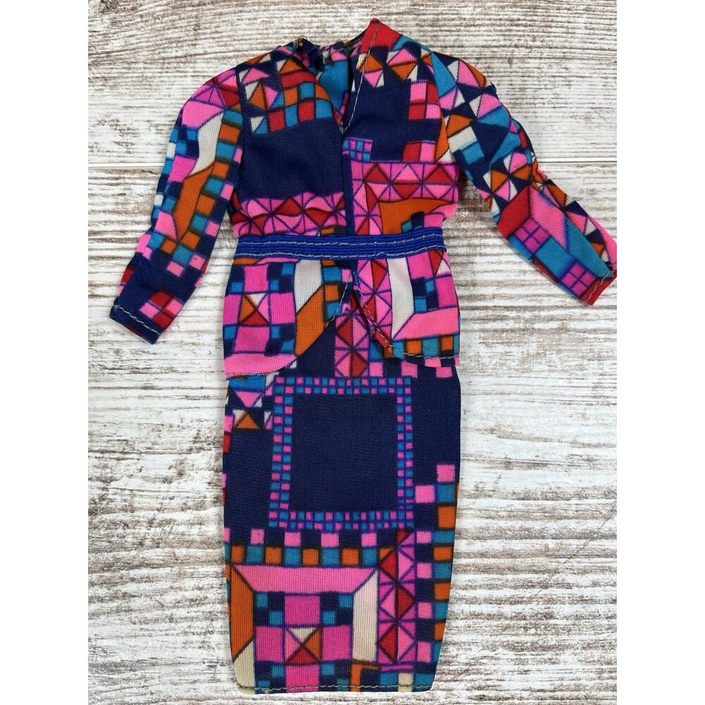 Vtg Barbie 1979 FASHION COLLECTIBLES #1424 DRESS Change Abouts Superstar Minty